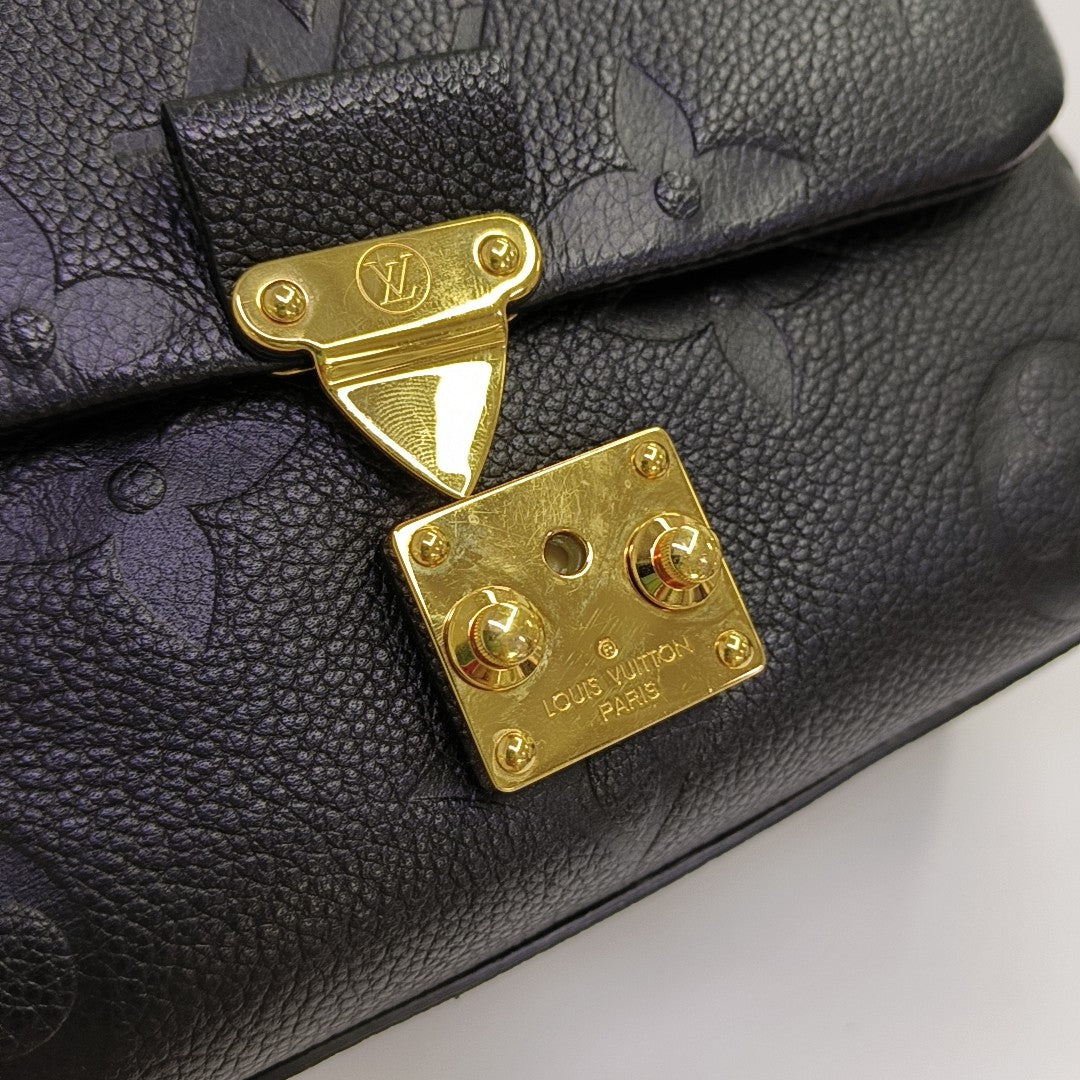 MADELEIN Monogram Calfskin Black