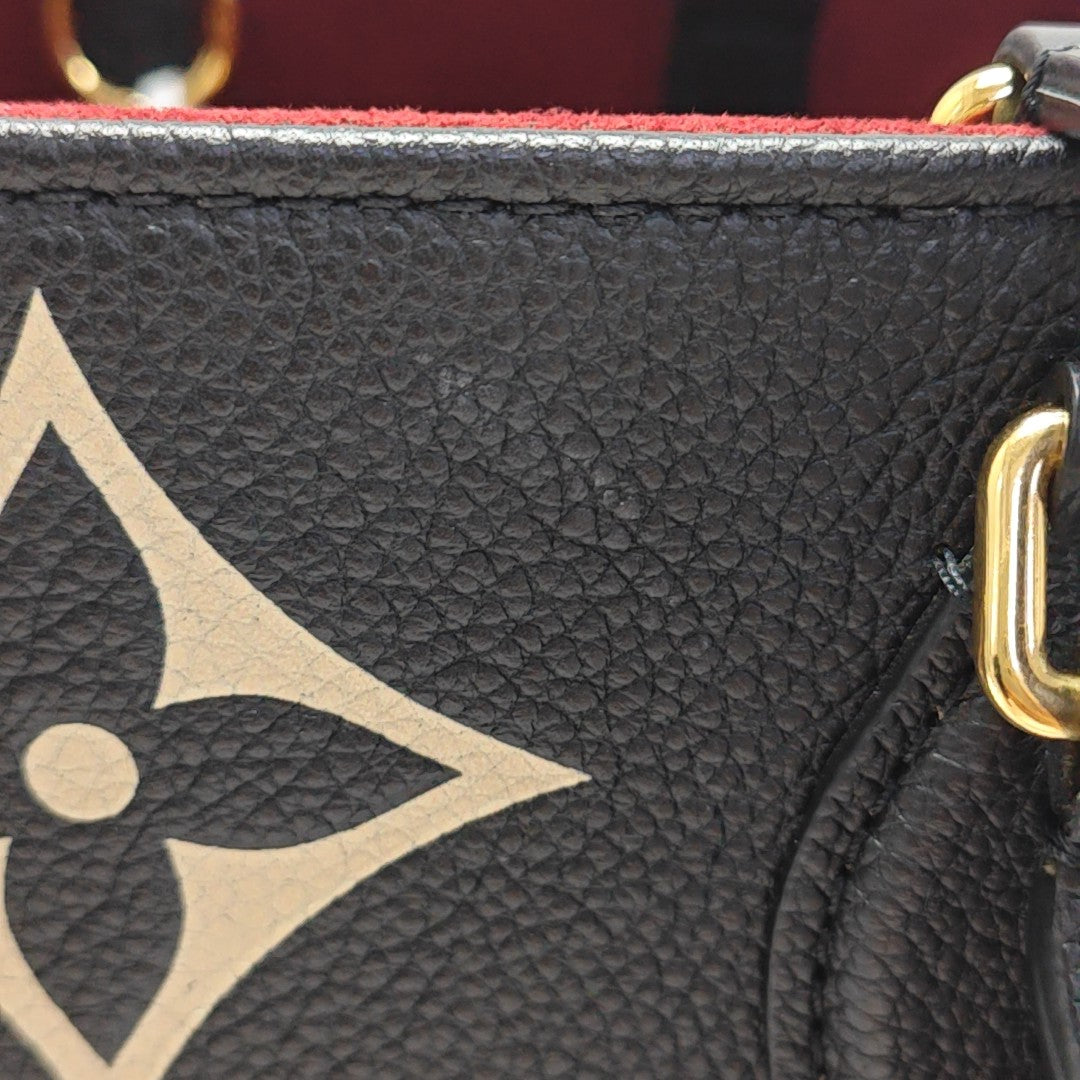 ONTHEGO MM Monogram Calfskin Black