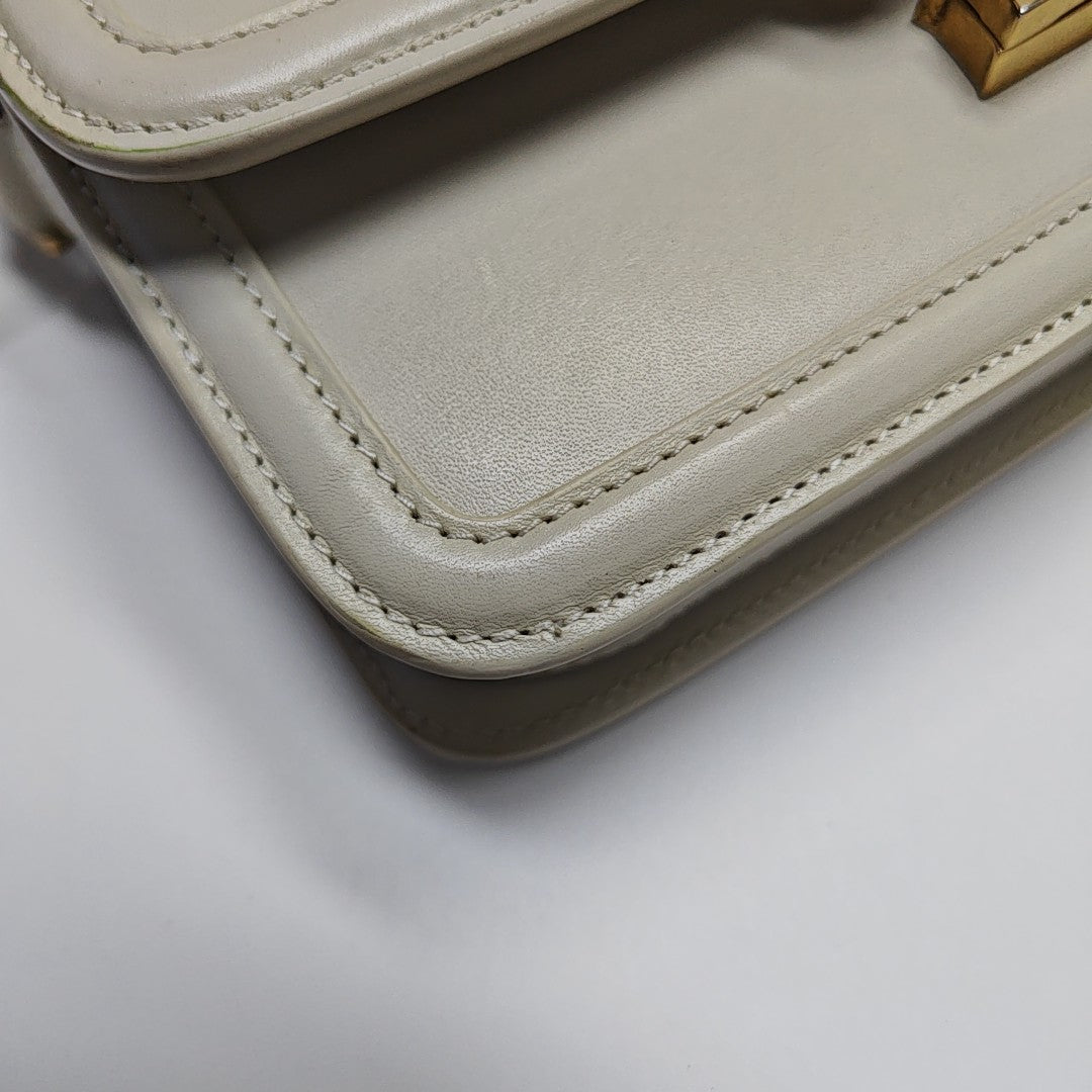 SOLFERINO Small Calfskin White