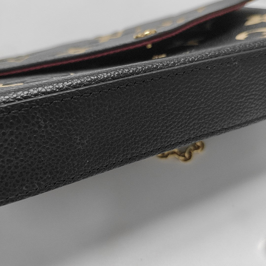 FÉLICIE Monogram Calfskin Black