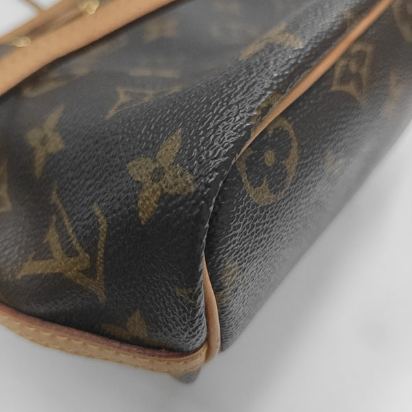 NÉONOÉ Nano Monogram Coated Canvas Brown