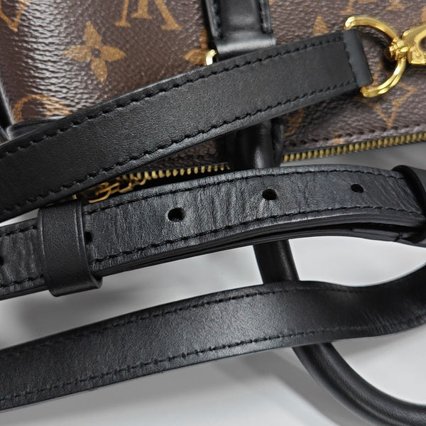 SOUFFLOT BB Monogram Coated Canvas Brown