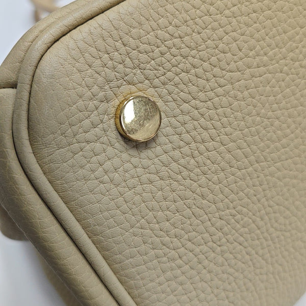 Calfskin Tote Bag Medium Beige