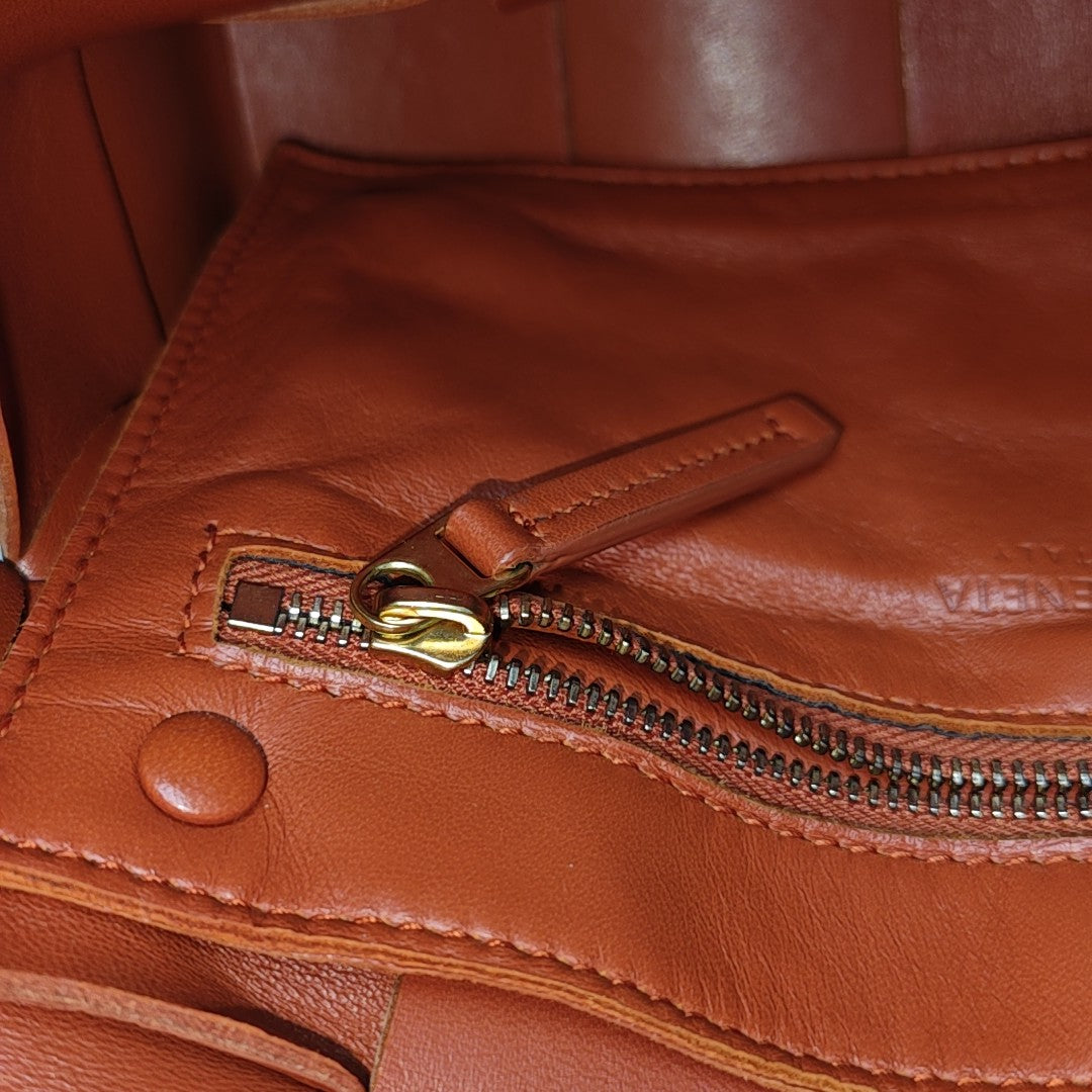Cassette Medium Calfskin Orange
