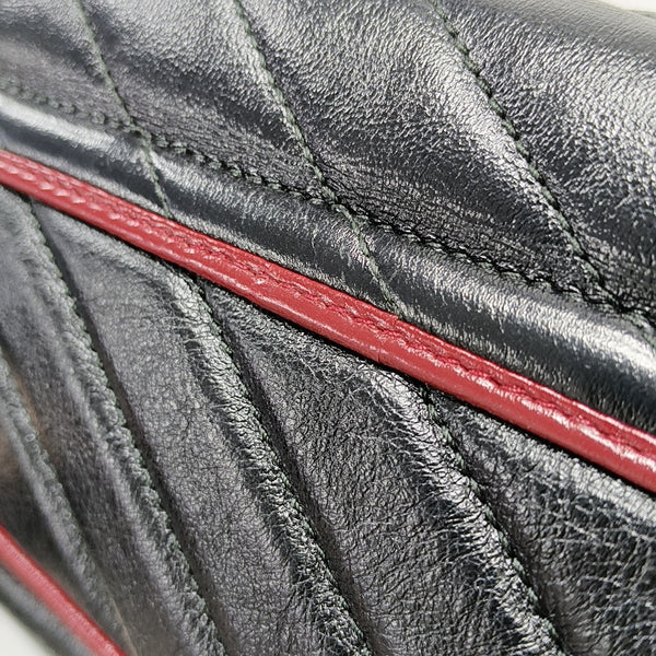GG Marmont Super Mini Quilted Calfskin Black
