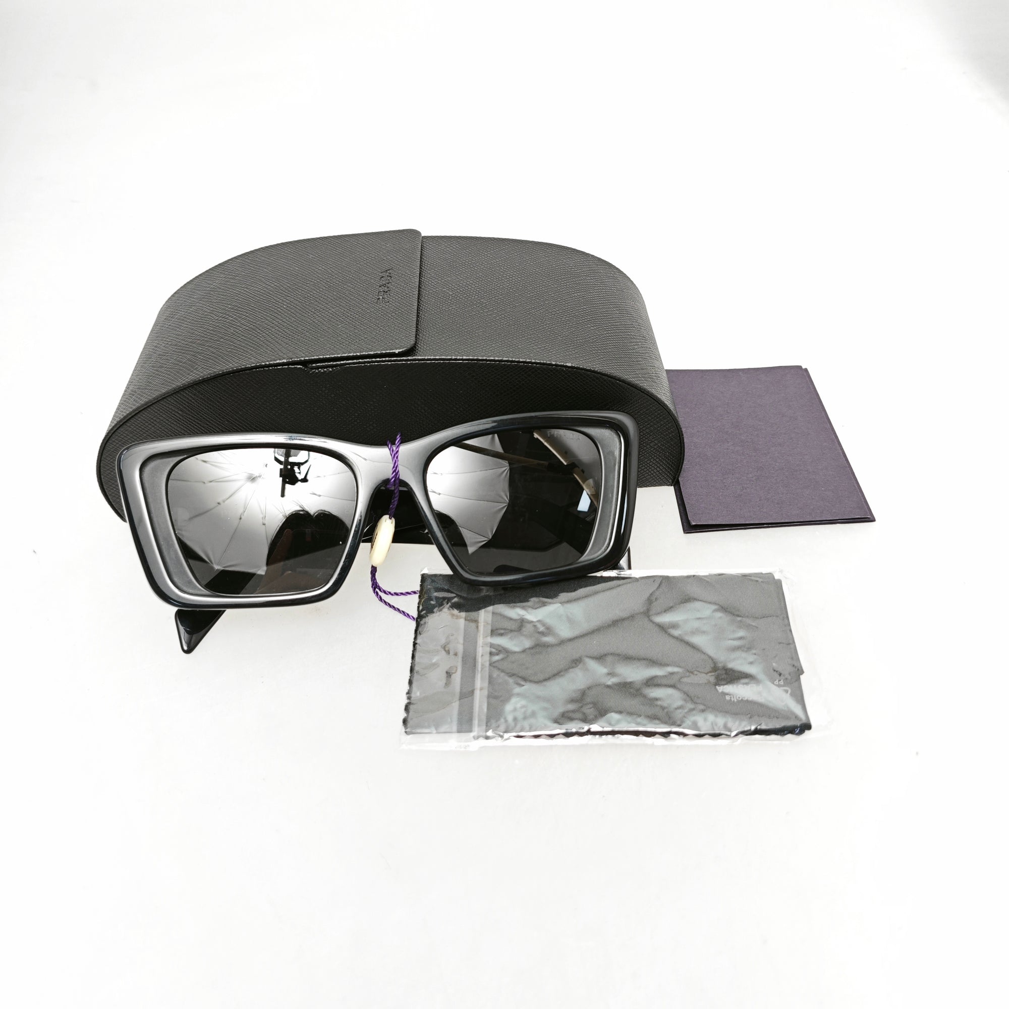 Synthetic Sunglasses Black