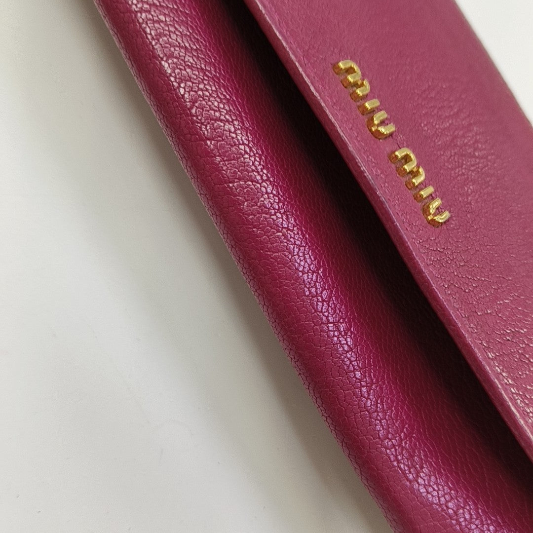 Calfskin Shoulder Bag Red