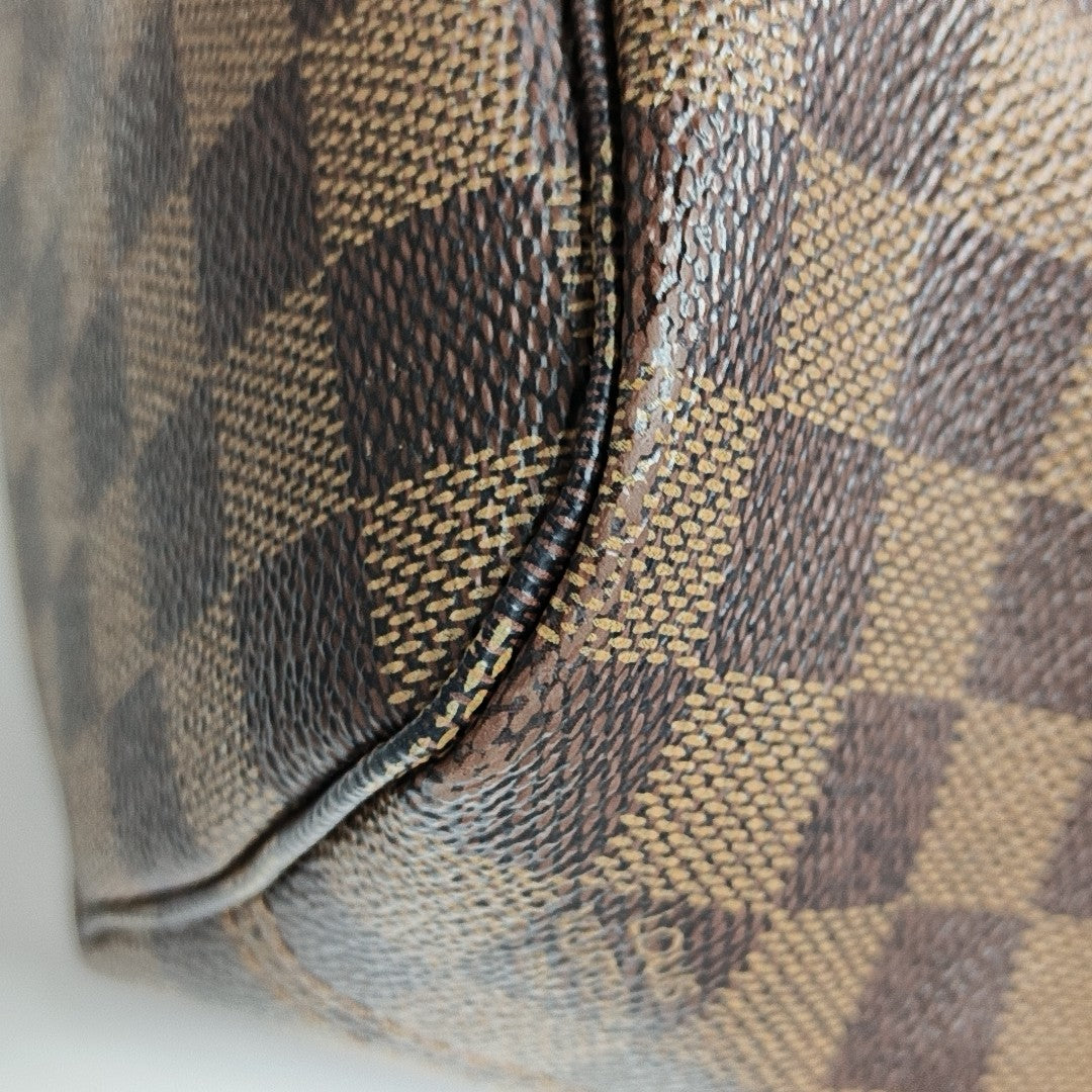NEVERFULL PM Damier Ebene Coated Canvas Brown