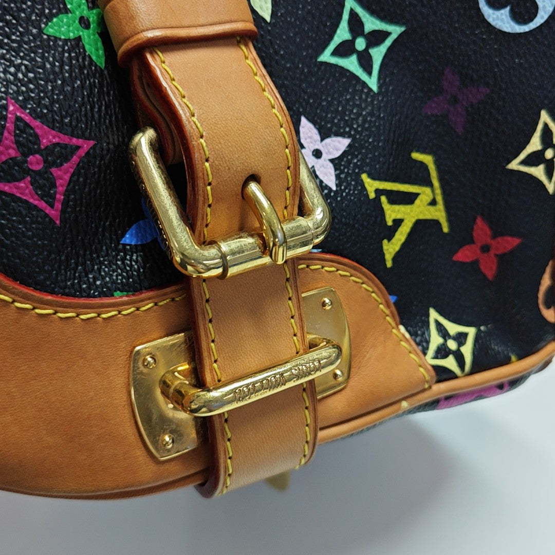 CLAUDIA Monogram Coated Canvas Black