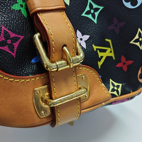 CLAUDIA Monogram Coated Canvas Black