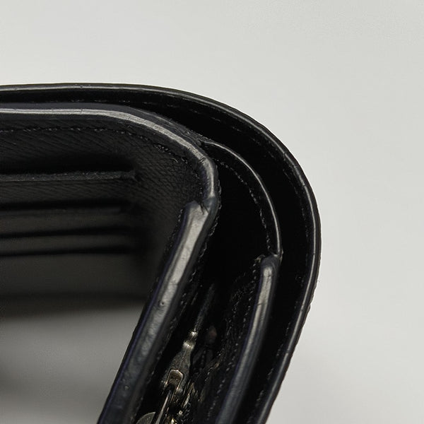 AMERIGO Calfskin Black Wallet