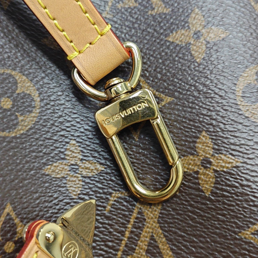 SIDE TRUNK MM Monogram Coated Canvas Brown