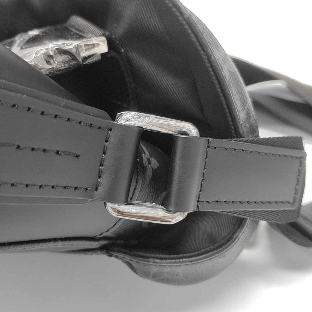 VOYAGER PM Monogram Coated Canvas Black