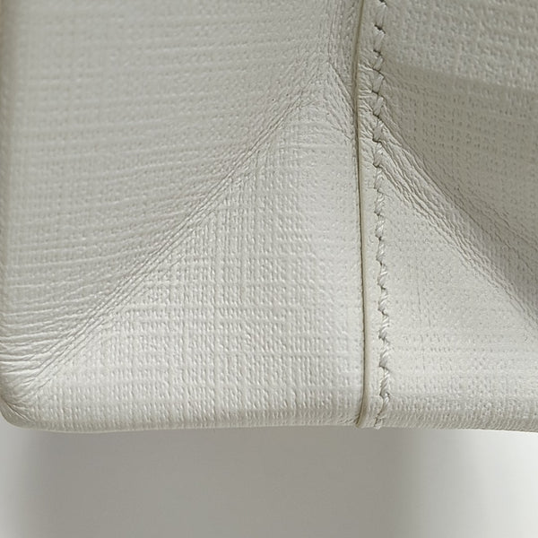 Shopping Bag Super Mini Calfskin White