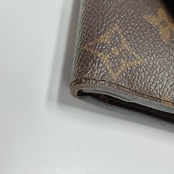 JOSÉPHINE Monogram Coated Canvas Brown Wallet