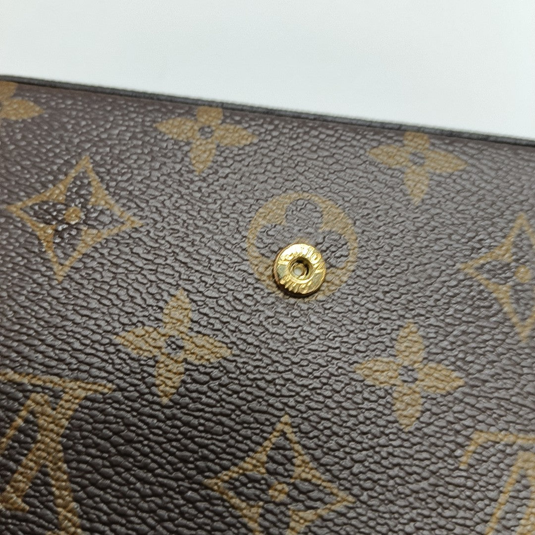 FÉLICIE Monogram Lona Revestida Marrón
