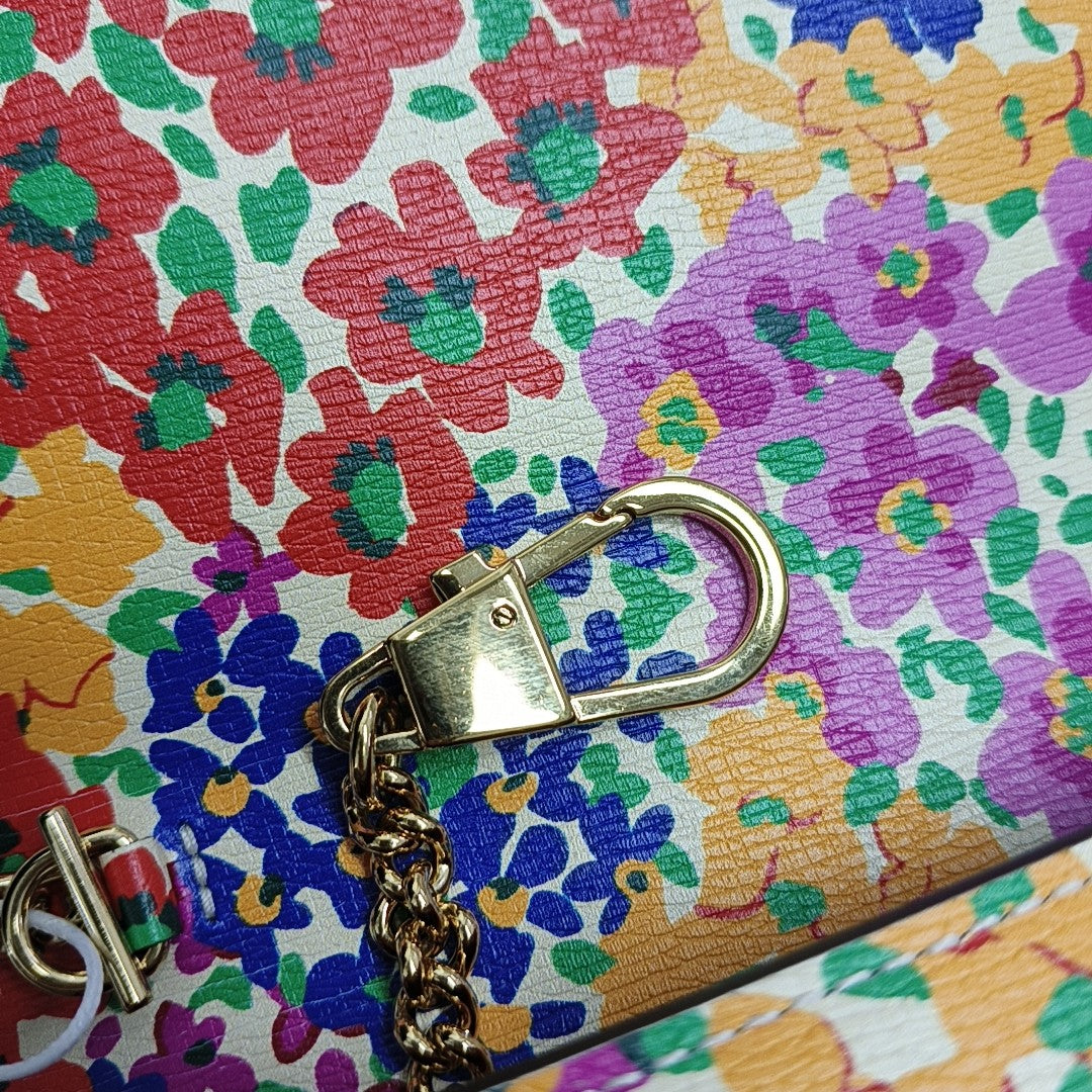 Calfskin Crossbody Bag Mini Multicolor
