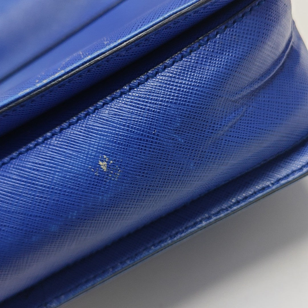 Kelly Calfskin Blue