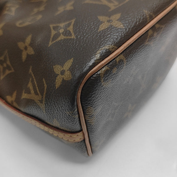 NÉONOÉ Nano Monogram Coated Canvas Brown