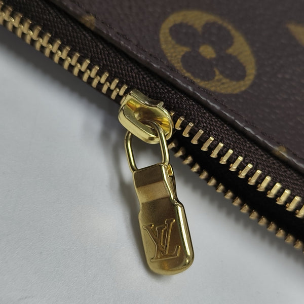 ACCESSOIRES MM Monogram Coated Canvas Brown
