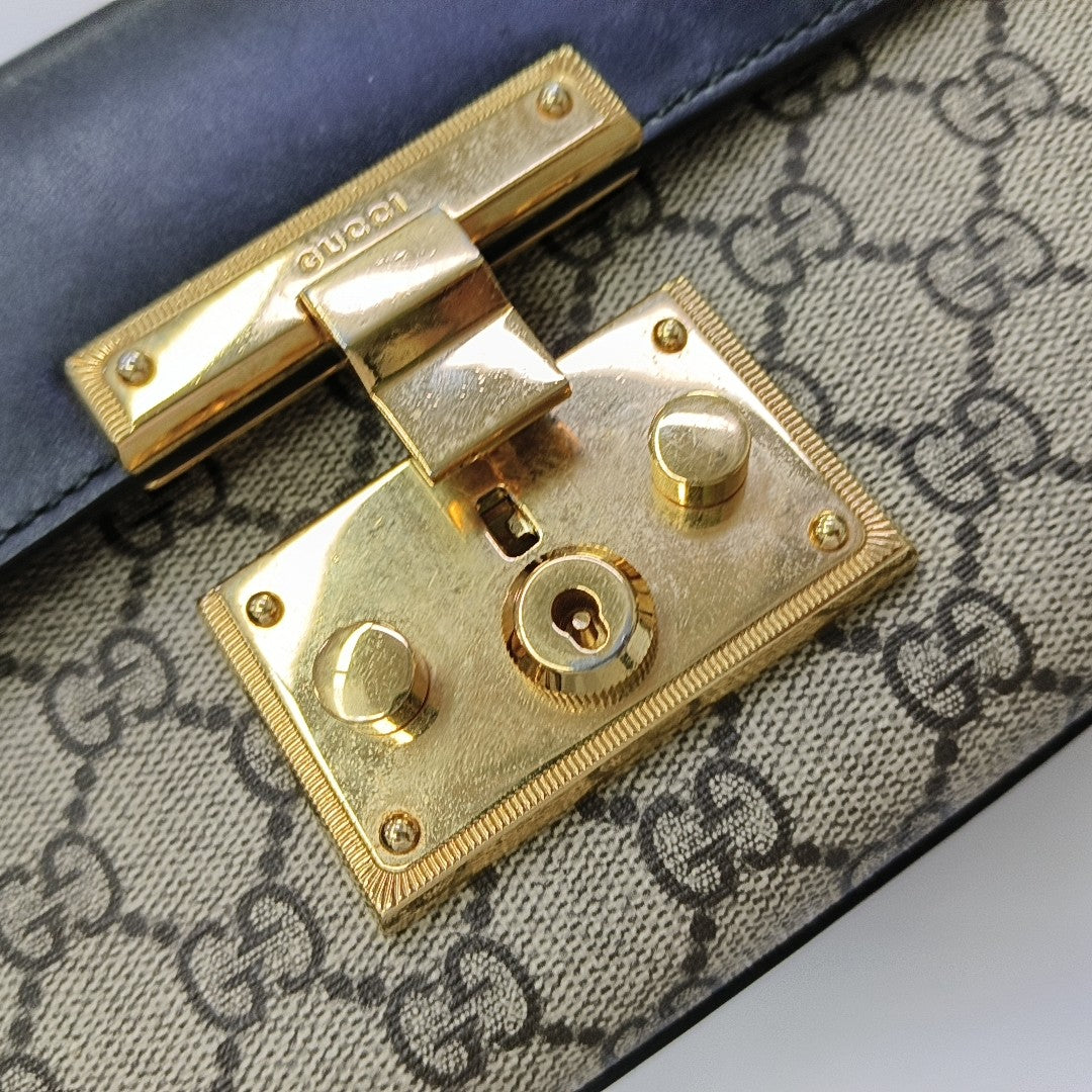 Padlock Small Monogram Coated Canvas Multicolor