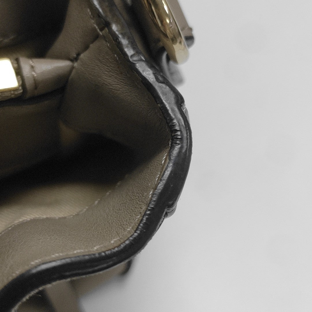Faye Medium Calfskin Gray