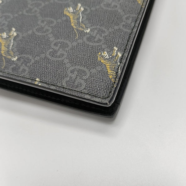 GG Supreme Monogram Coated Canvas Black