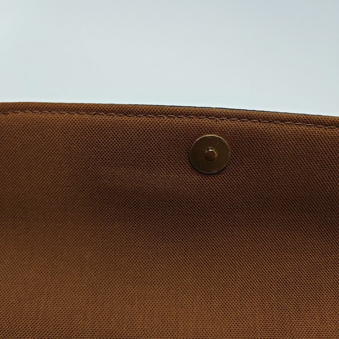 IVY Monogram Coated Canvas Brown