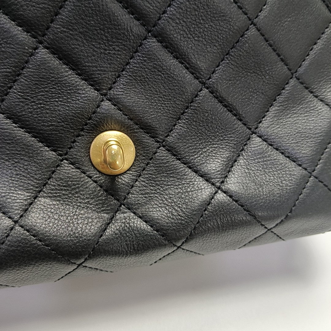Quilted Calfskin Black