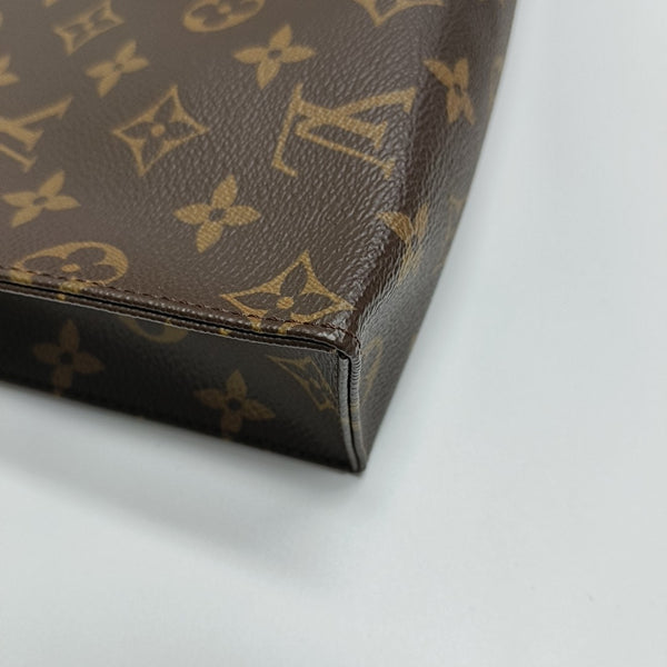 TOILET POCKET 26 Monogram Coated Canvas Brown