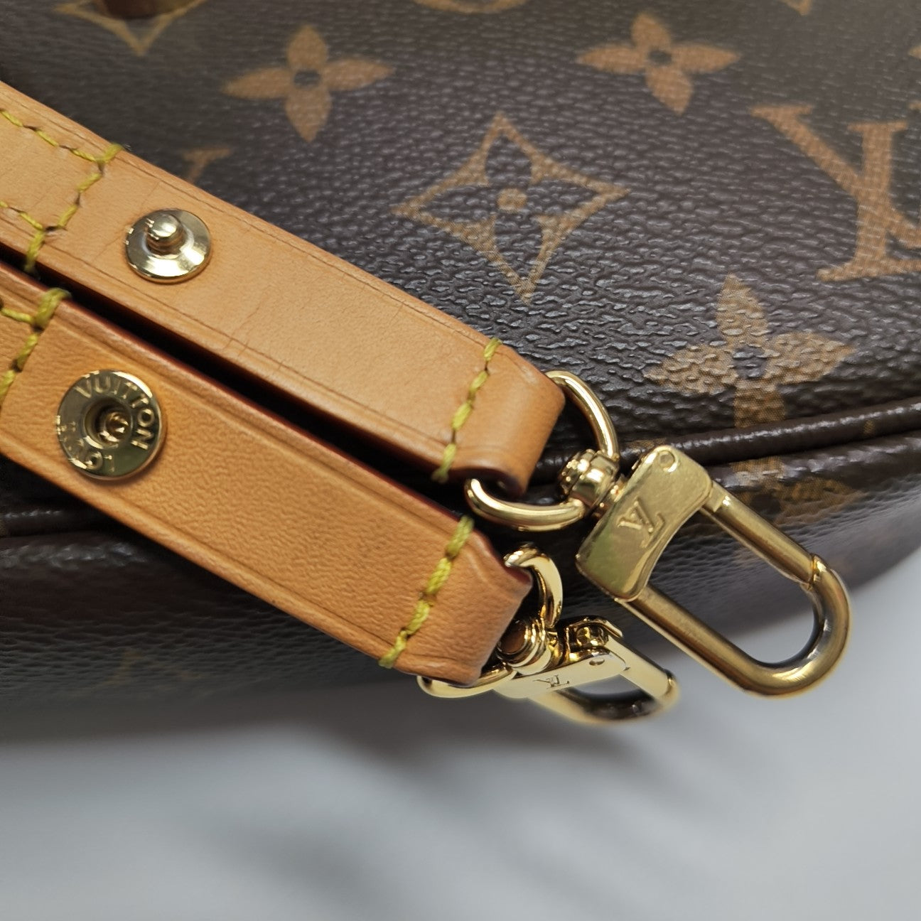 IVY Monogram Coated Canvas Brown