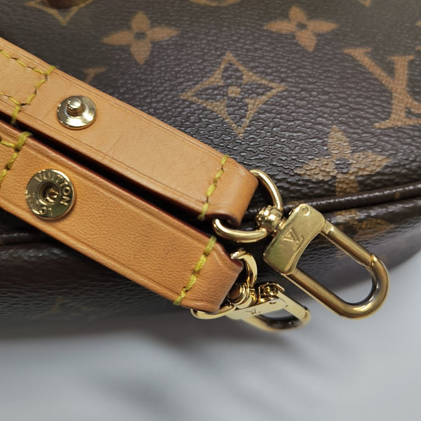 IVY Monogram Coated Canvas Brown