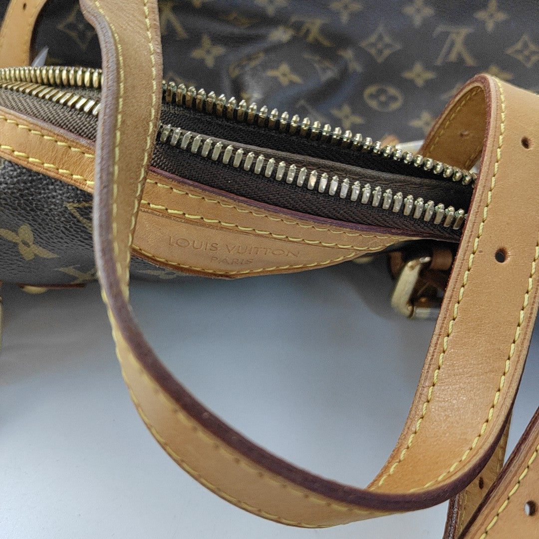 PALERMO GM Monogram Coated Canvas Brown