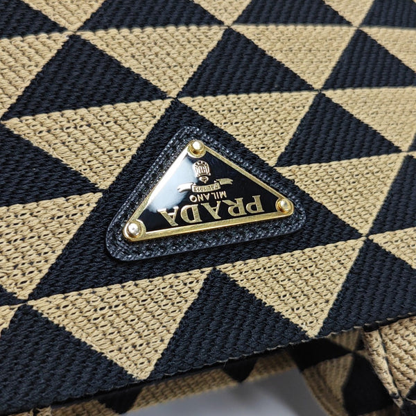 Authenticated pre-owned  Symbole Fabric Brown - Tote Bag at Looply