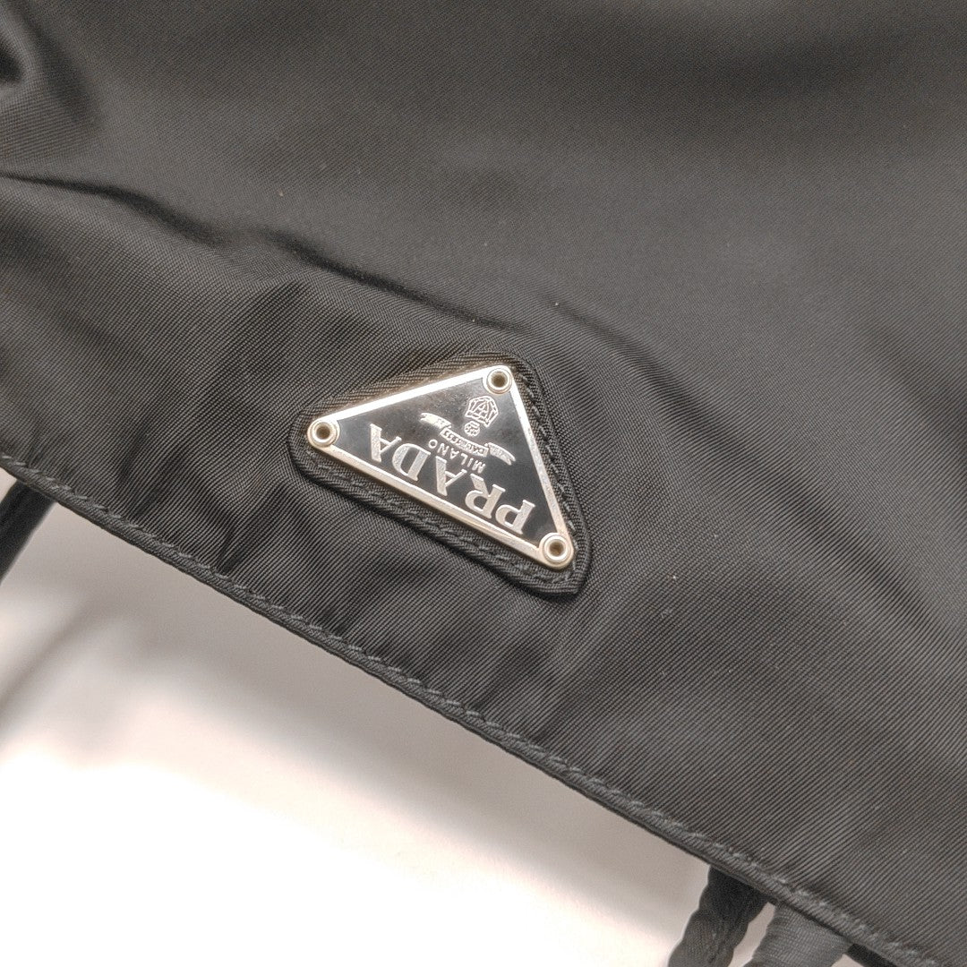 Nylon Tote Bag Black