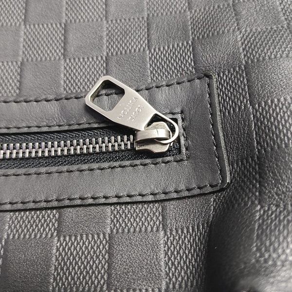 CALYPSO Damier Graphite Calfskin Black