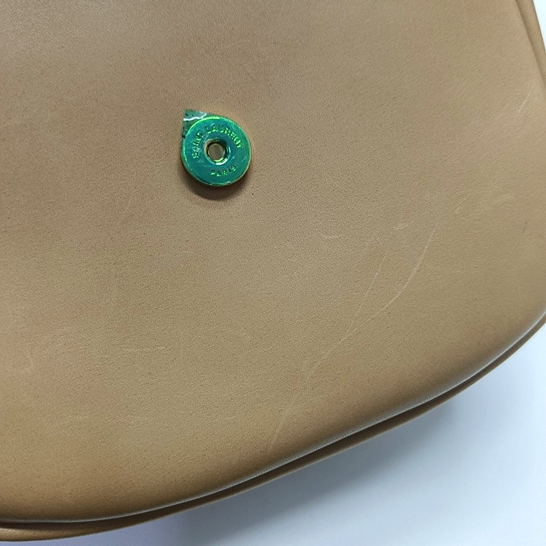 Authenticated pre-owned  KAIA Small Calfskin Brown - Shoulder Bag at Looply