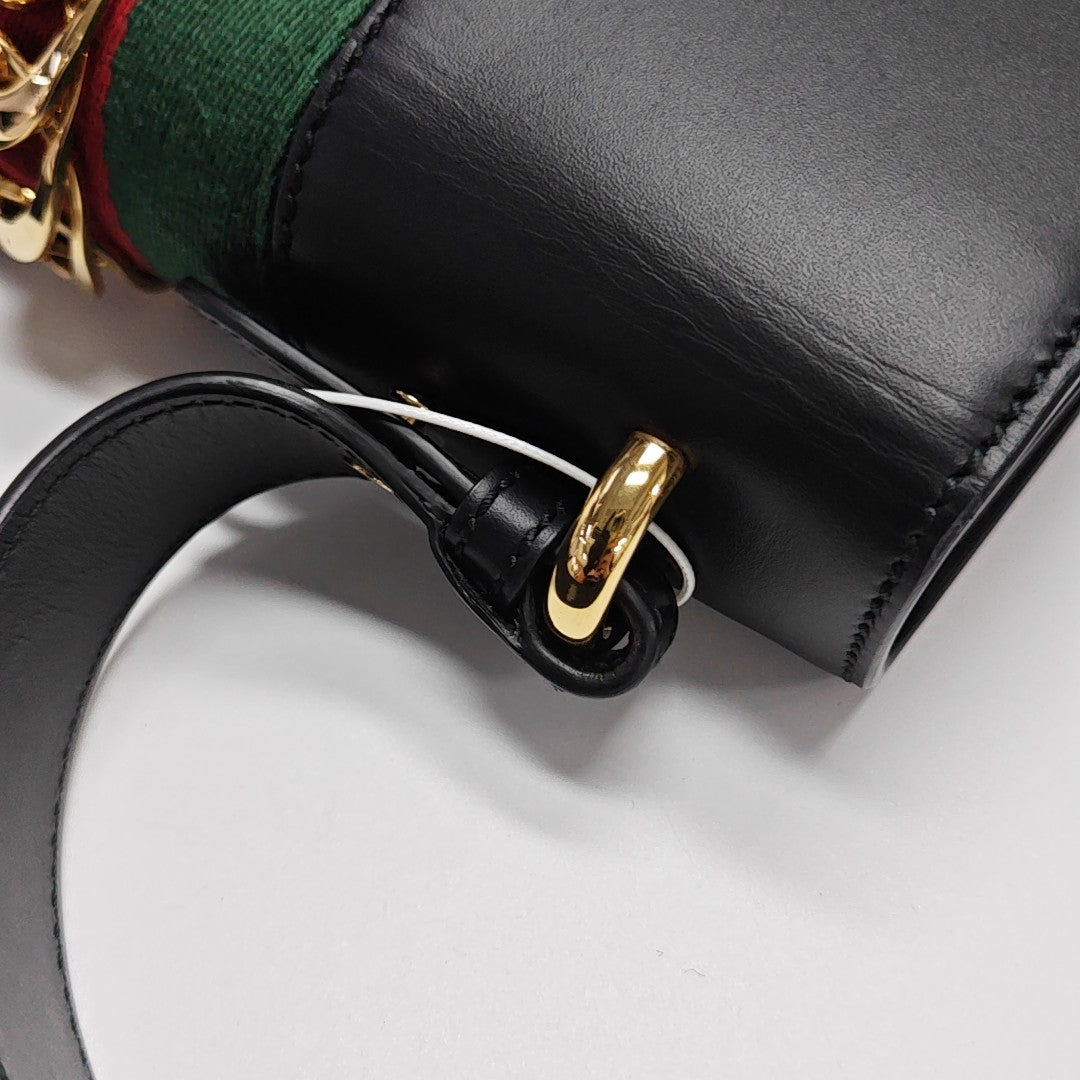 Sylvie Small Calfskin Black
