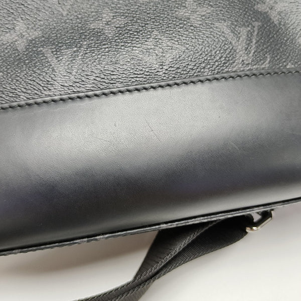VOYAGER PM Monogram Coated Canvas Black