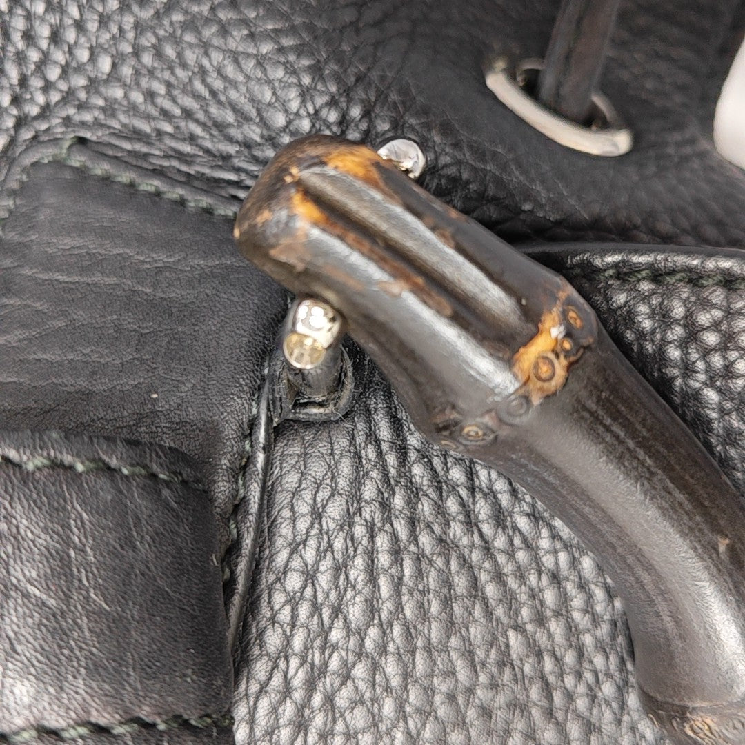Bamboo 1947 Medium Calfskin Black