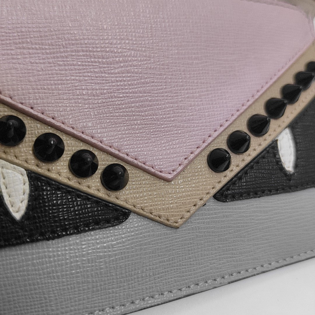 Monster Calfskin Pink Wallet