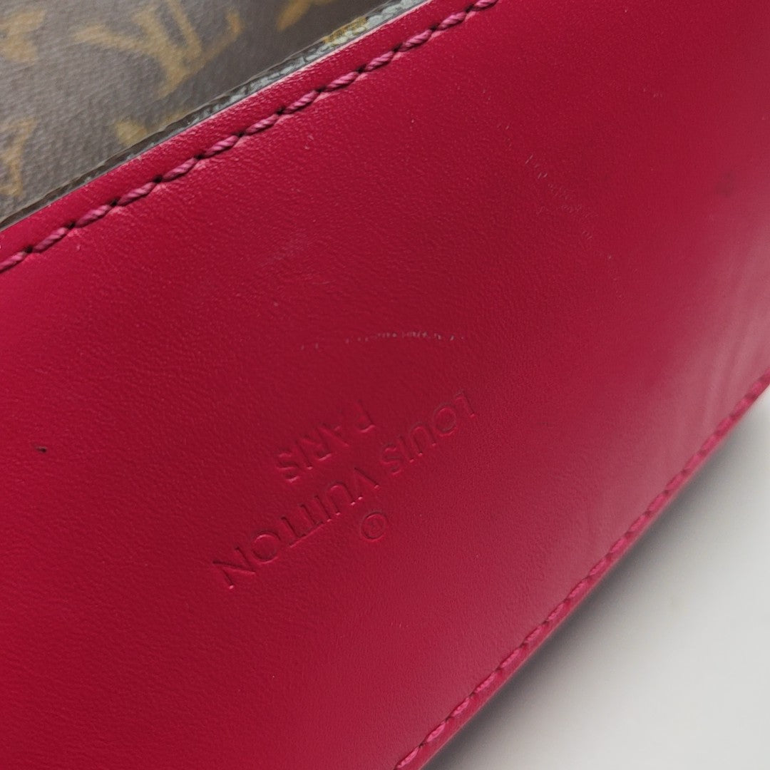 SAINTONGE Monogram Coated Canvas Brown
