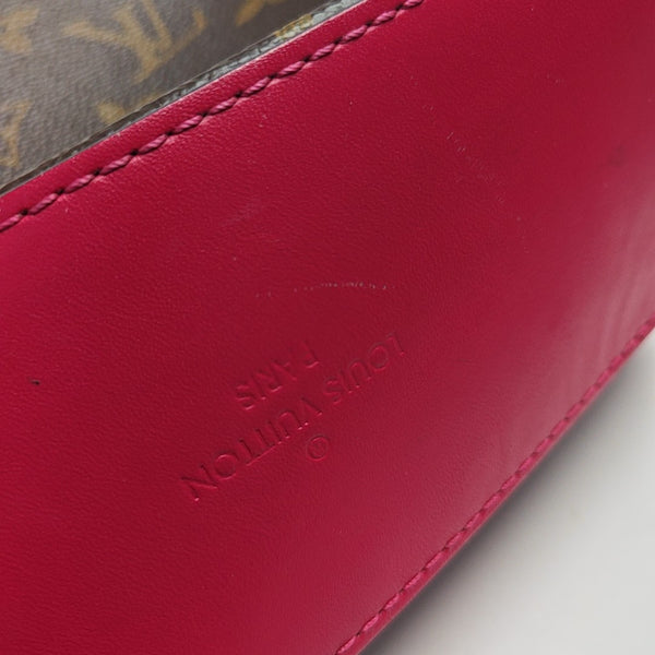 SAINTONGE Monogram Coated Canvas Brown