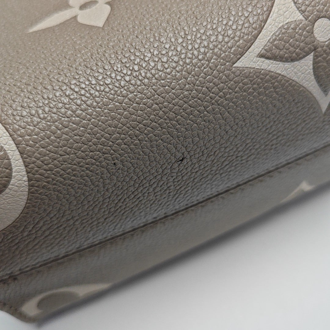ONTHEGO PM Monogram Calfskin Gray