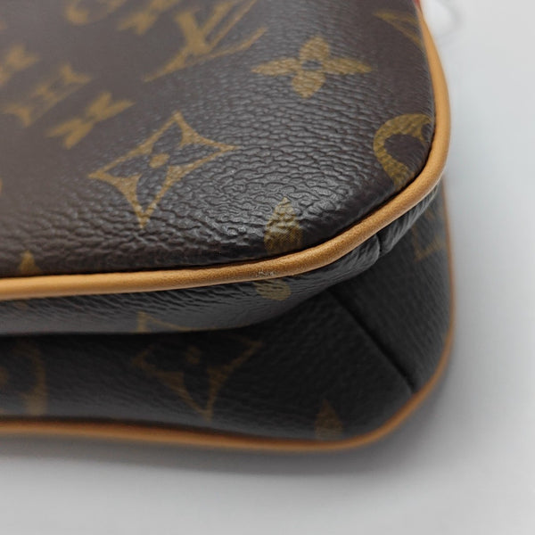 LIV POCHETTE Monogram Coated Canvas Brown