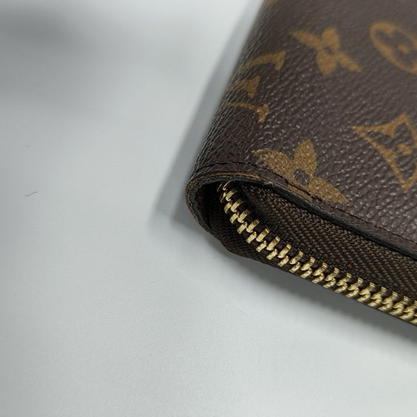 ZIPPY Monogram Coated Canvas Brown Wallet