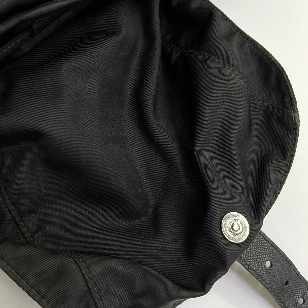 Nylon Backpack Black