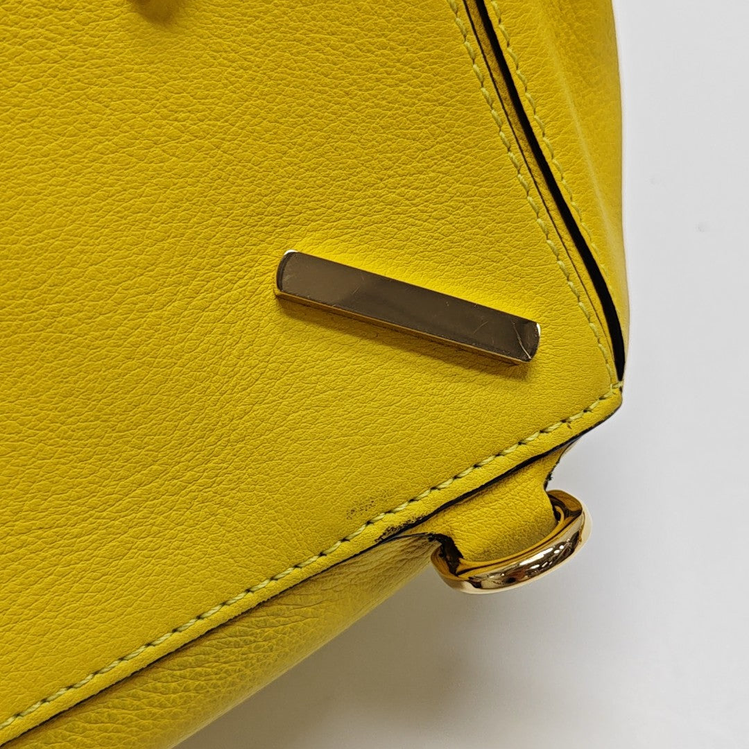 Puzzle Medium Calfskin Yellow