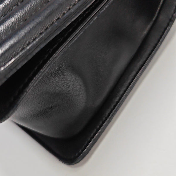 BOY CHANEL Medium Quilted Lambskin Black