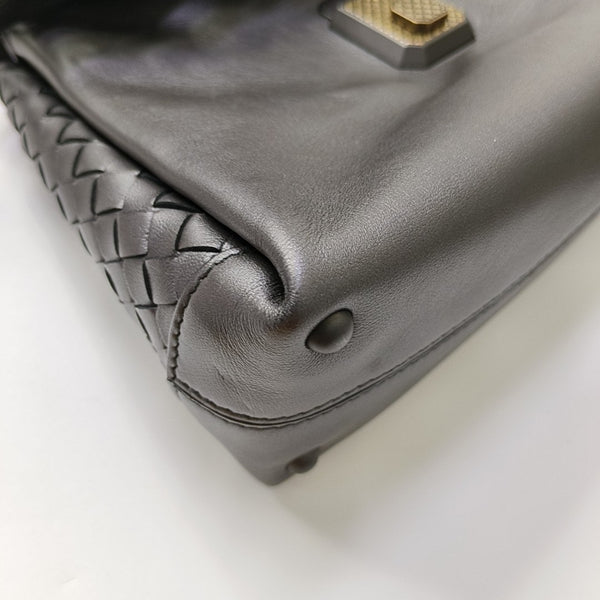 Piazza Small Lambskin Gray